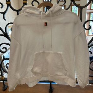 Nike white tennis hoodie